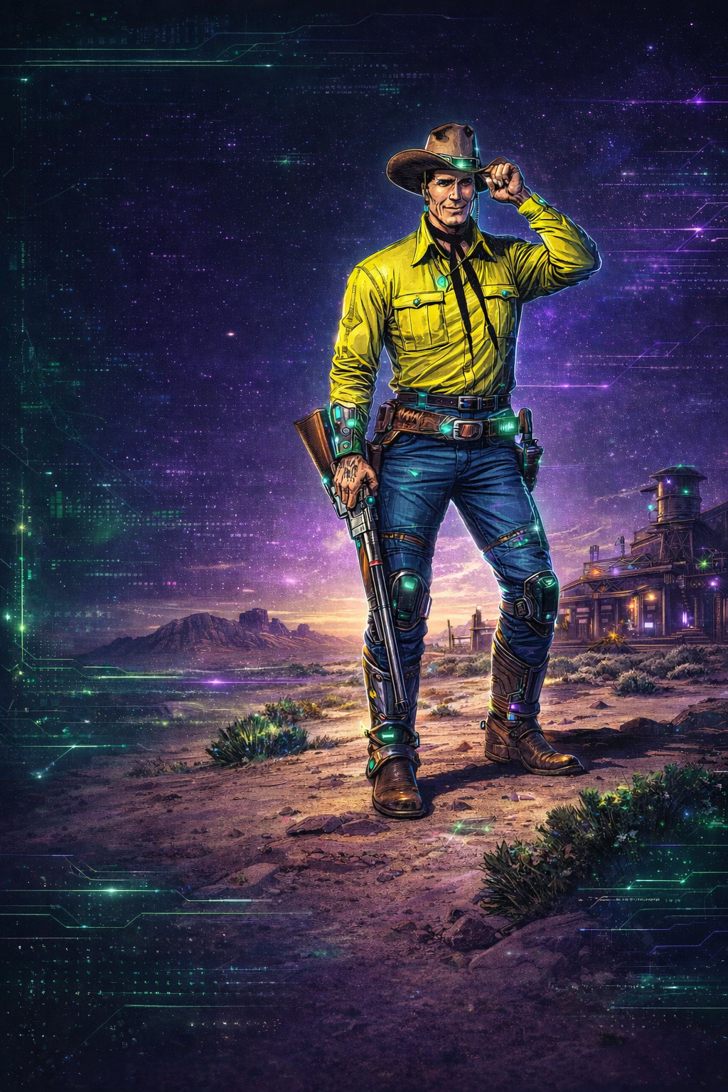 cowboy illustration